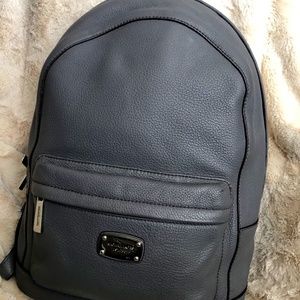 Michael Kors Gray Pebble Leather Backpack